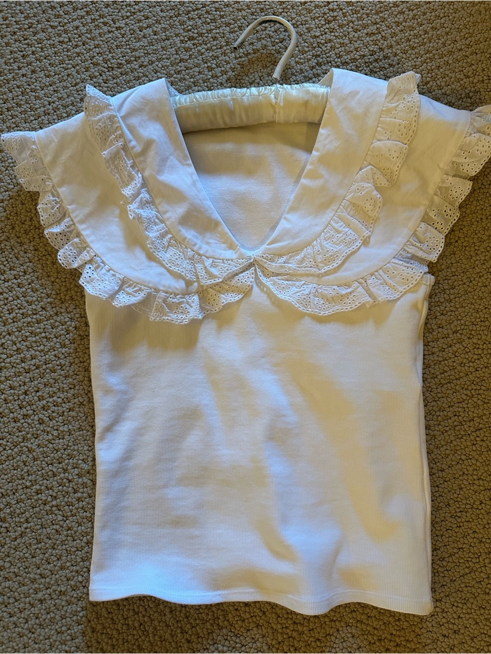 Zara Peter Pan collar top